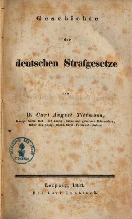 Geschichte der deutschen Strafgesetze
