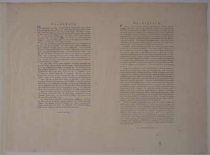 Ansicht von der Rochsburg bei Penig mit Wappen und Erläuterungen, kolor. Umrissradierung, 1810 : Rochsburg bei Penig: Denen Hochgebohrnen Herren . Heinrich Wilhelm Ernst .Heinrich Ernst . gewidmet von Christian Gottfried Schultze / Nach der Natur gezeichnet von J. F. Wizani. Gefertigt von C. A. Wizani - Dresden : Schultze , [ca. 1810]. - 1 Kunstbl. : kolor. Umrissradierung ; 53 x 37 cm