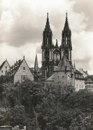 Meißen. Blick auf Albrechtsburg und Dom
