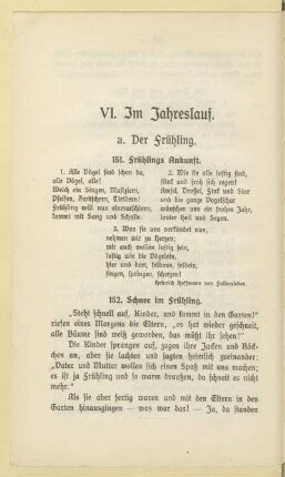 VI. Im Jahreslauf