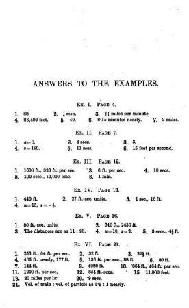 Answers to Examples.