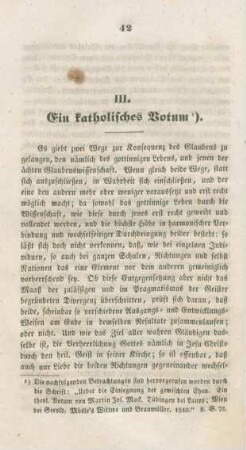 42-55 Ein katholisches Votum