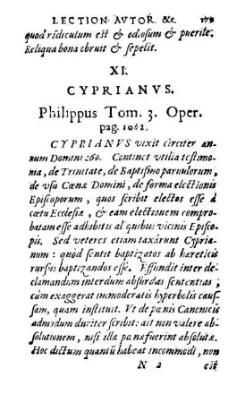 XI. Cyprianvs. Philippus Tom. 3. Oper. pag. 1062.