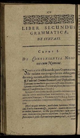Caput I. De Conventientia Nominis cum Nomine.