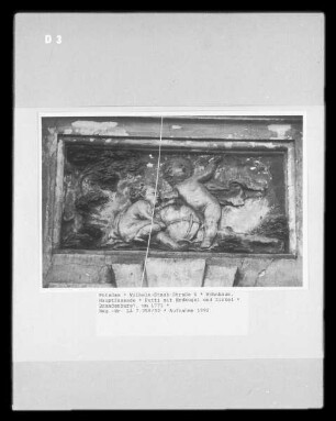 Putti mit Erdkugel und Zirkel