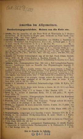 Lager-Verzeichnis. 289. 1897