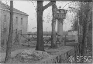 Mauerfall, Potsdam, Babelsberg, Grenzanlage.
