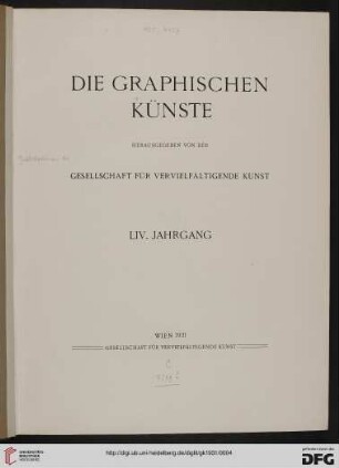 54: Die Graphischen Künste
