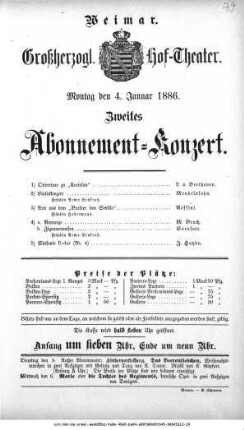 Abonnement=Konzert