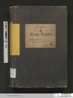 Sterberegister Stadt Frankfurt (Oder) 1879, Urkunde 1-441