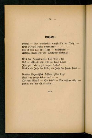 66, Neujahr!
