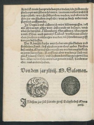 Von dem jar xlviii. M. Salomon.