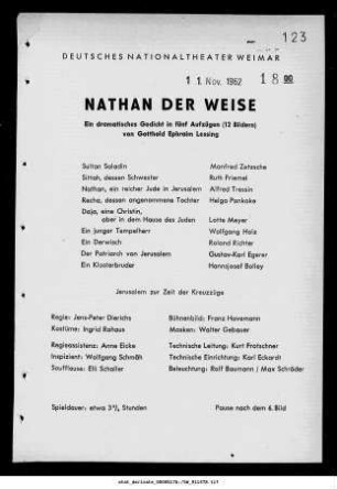 Nathan der Weise