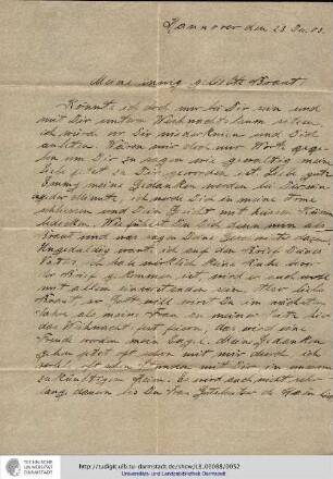 Brief vom 23.12.1903