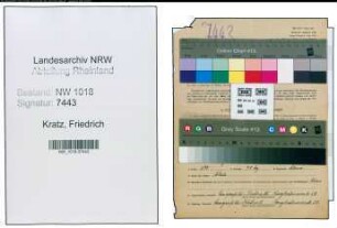 Entnazifizierung Friedrich Kratz , geb. 07.03.1895 (Putzer)