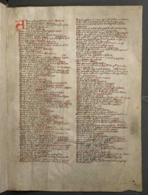 Handschriftliches Register Teil A-K mit Textstellen aus den Schriften des AT