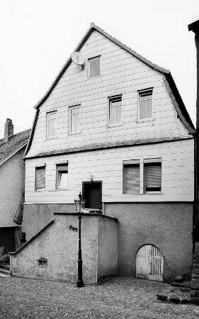 Wohnhaus, Fachwerk; Gelnhausen, Obere Haitzer Gasse 4
