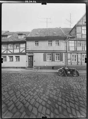 Quedlinburg, Goldstraße 18. Wohnhaus. Straßenfront