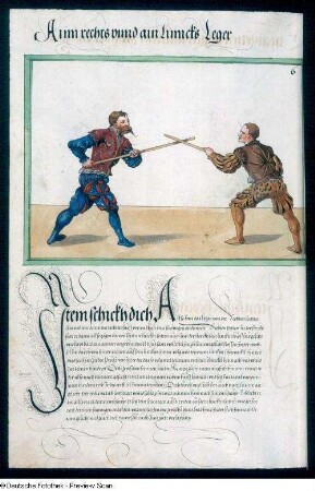 Ainn rechts unnd ain linncks leger, Blatt 185v