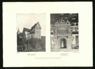 Stift Komburg. Altarvorsatz (Frontale aureum). Ansicht und Einzelheiten.