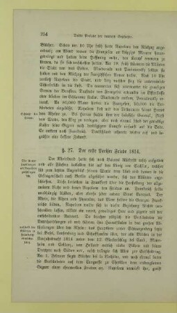 27. Der erste Pariser Friede 1814