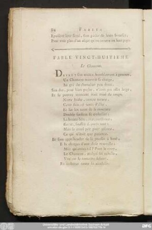 Fable Vingt-Huitieme. Le Chameau.