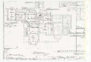 Landhaus Weber, Berlin-Nikolassee Umbau: Grundriss KG, 1:100