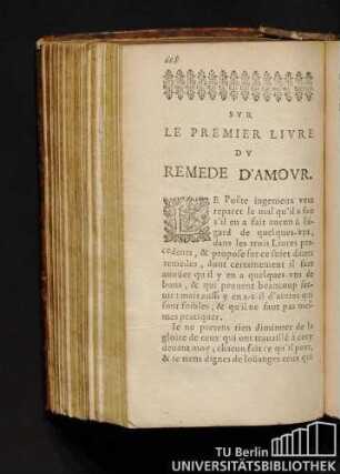 Svr Le Premier Livre Dv Remede D'Amovr.