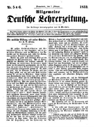 Die weibliche Bildung und unsere Schulen : (Schluß folgt)