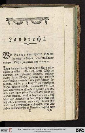 Landrecht