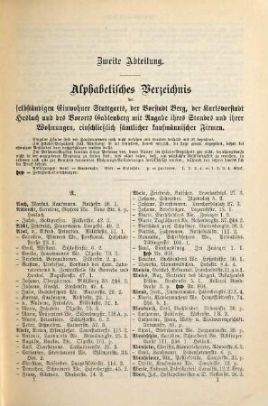 Adreß- und Geschäftshandbuch der königlichen Haupt- und Residenzstadt Stuttgart. 1894