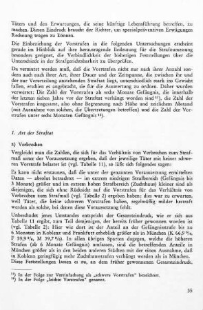 1. Art der Straftat