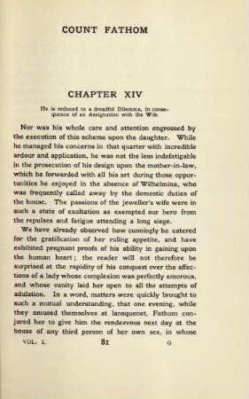 Chapter XIV. He is reduced to a dreadful dilemma, in consequence of an assignation with the wife