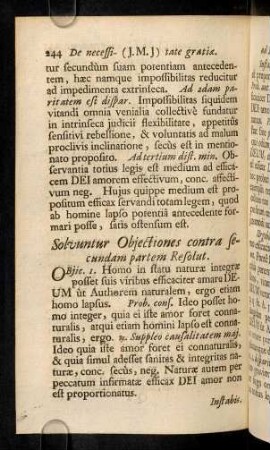 244-254, Solvuntur Objectiones contra secundam ...