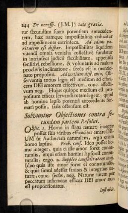 244-254, Solvuntur Objectiones contra secundam ...