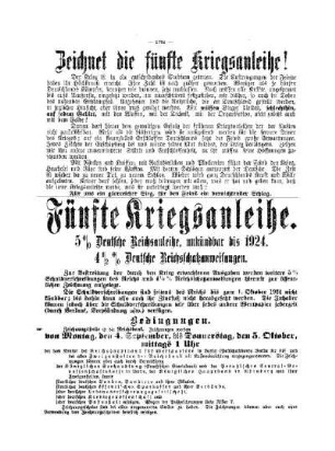 Zeichnet die Fünfte Kriegsanleihe !