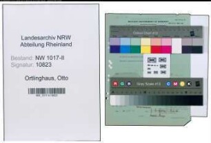 Entnazifizierung Otto Ortlinghaus , geb. (Teilhaber)