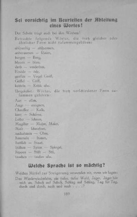 Welche Sprache ist so mächtig?