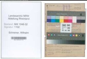 Entnazifizierung Wilhelm Schreiner , geb. 18.12.1902 (Beamter)