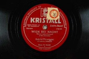 Wien bei Nacht : Wiener-Lieder-Potpourri; 2. Teil / (Komzak)