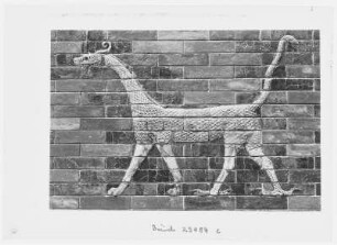 Berlin. Staatliche Museen, Vorderasiatisches Museum, Relief Schreitender Drache vom Ischtar-Tor