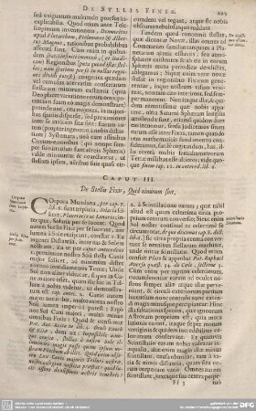 CAPUT III. De Stellis Fixis, quid nimirum sint.