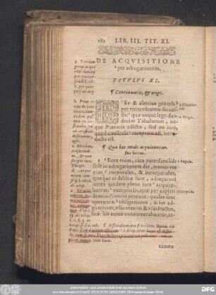De Acquisitione per adrogationem. Titulus XI.