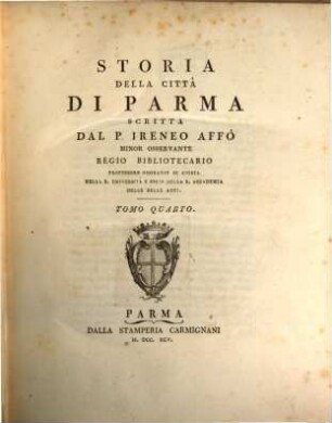 Storia della città di Parma. 4