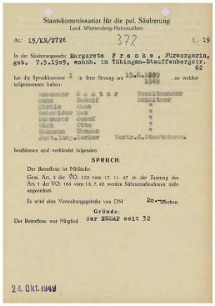 Franke, Margarete
