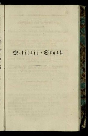 Militair-Staat