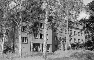 Ansicht eines Studentenwohnheimes (?) in Leipzig-Dölitz