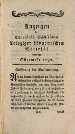 Neue Sammlung vermischter ökonomischer Schriften : wobey einige Bienenabhandlungen, 2. 1792