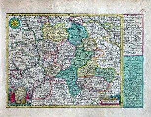 Der Leipziger Creis ; verfertiget und gestochen von Joh. George Schreibern in Leipzig