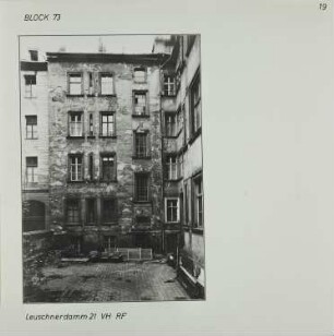 Fotografie: Leuschnerdamm 21, um 1981